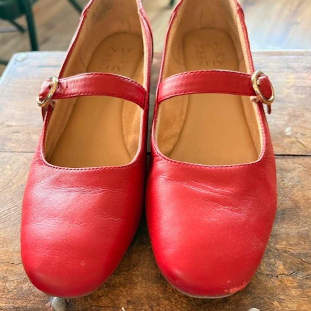 Naturlizer Red Maryjane Flats - Size 6.5